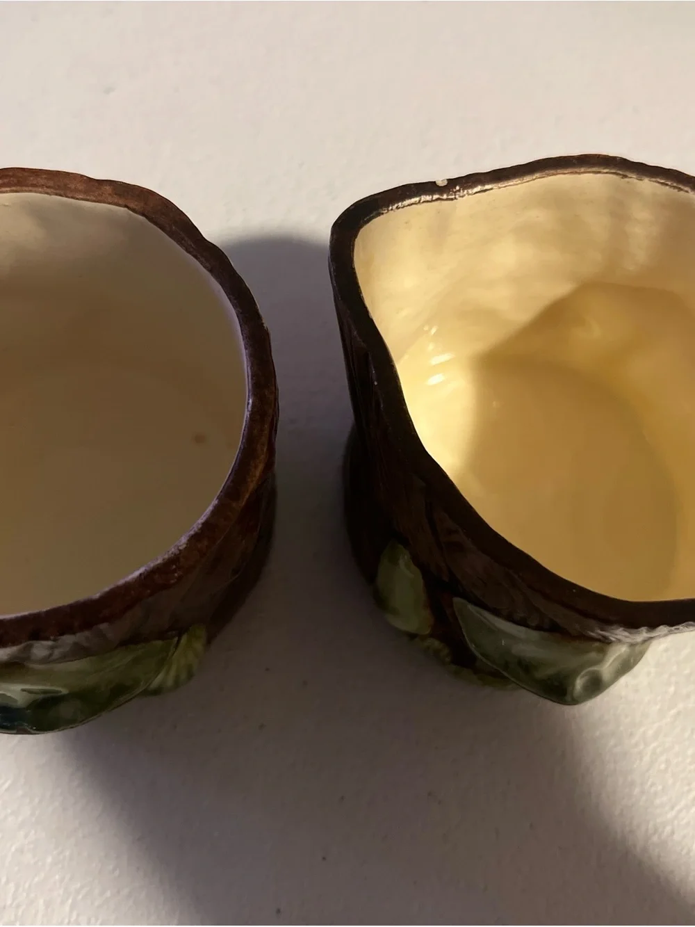 Treasure Craft Cottagecore vtg Cream and sugar set